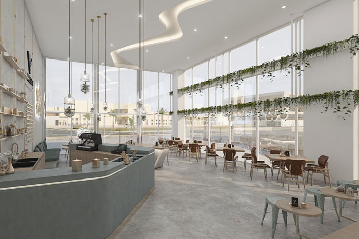 Coffee shop interior design in dubai